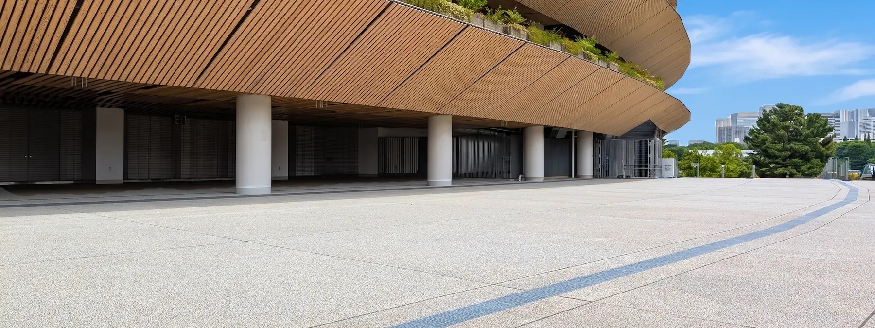 スポーツ施設に採用されたテクストン
